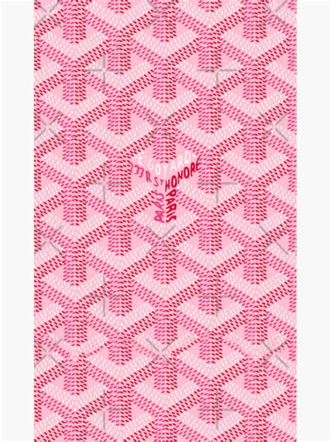 Goyard Pink Stickers 